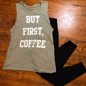 But First, Coffee Muscle Tee